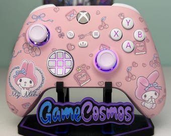 Cute Cartoon Bunny - RGB LED - Custom Wireless Controller for Xbox or PC
