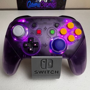 Custom N64 Style - Gated Sticks - Atomic Purple - Wireless Pro Controller for Nintendo Switch Or PC
