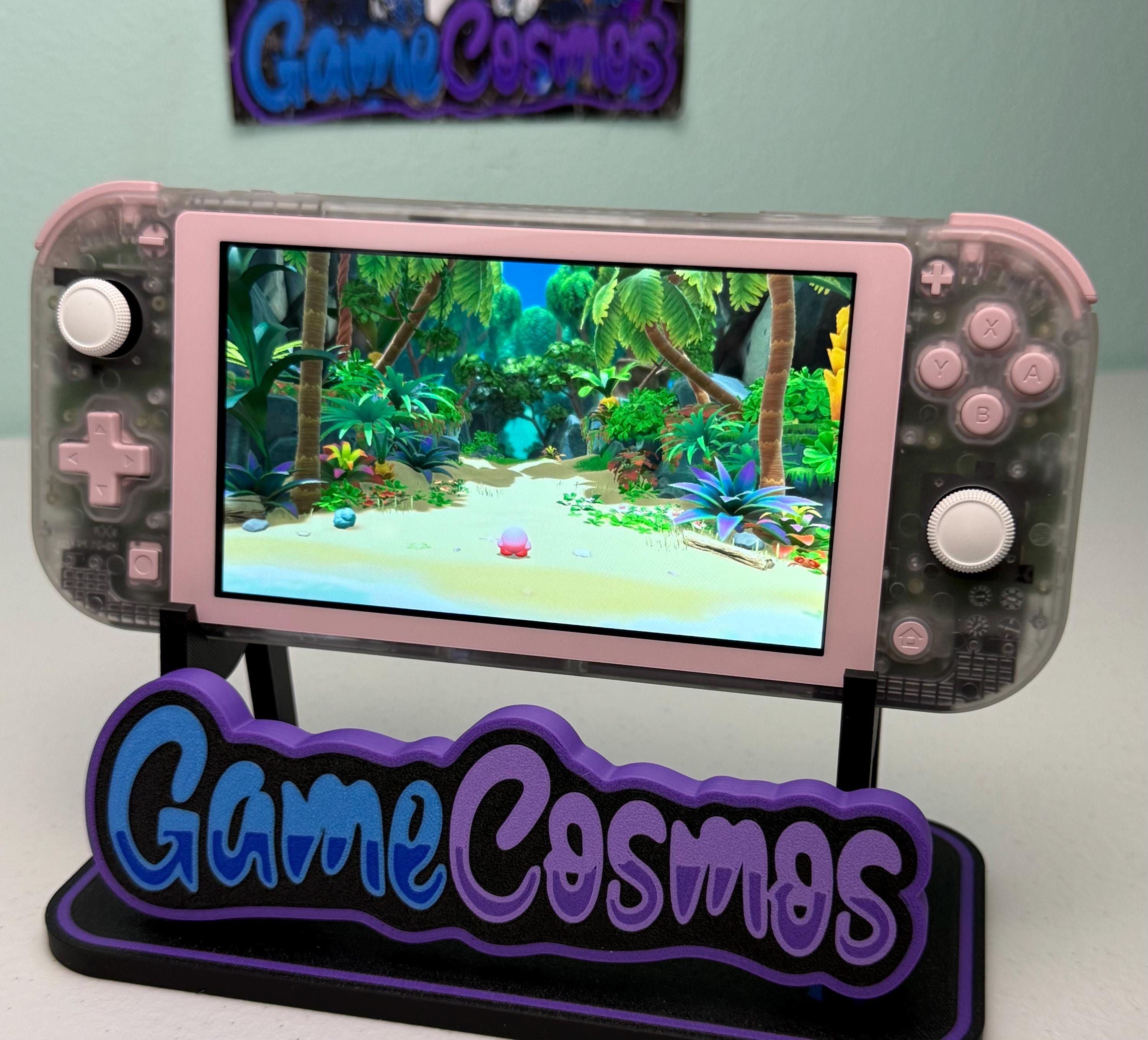 Transparent Clear - Hall Effect Nodrift Analogue - Pink Accents