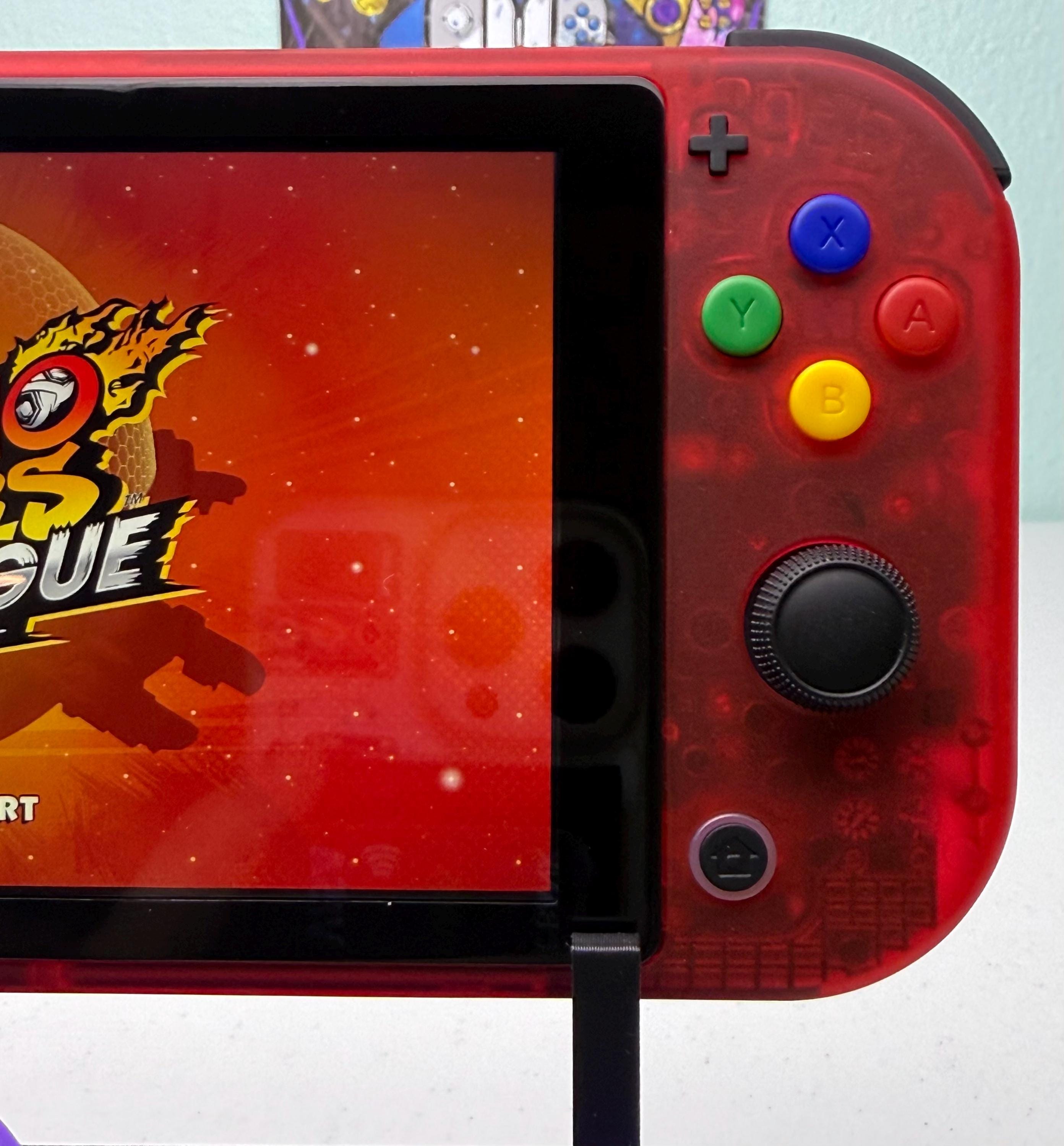 Clear Red Transparent - No Drift Hall Effect - Custom Switch Lite