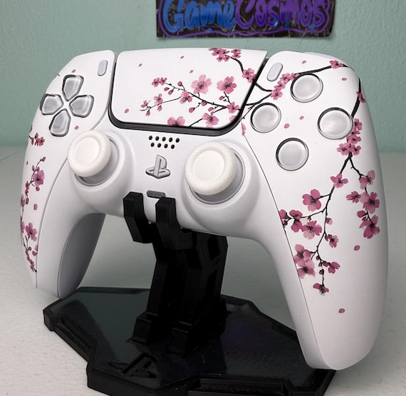 Cherry Blossoms Sakura - Custom Wireless Controller for PS5 or PC