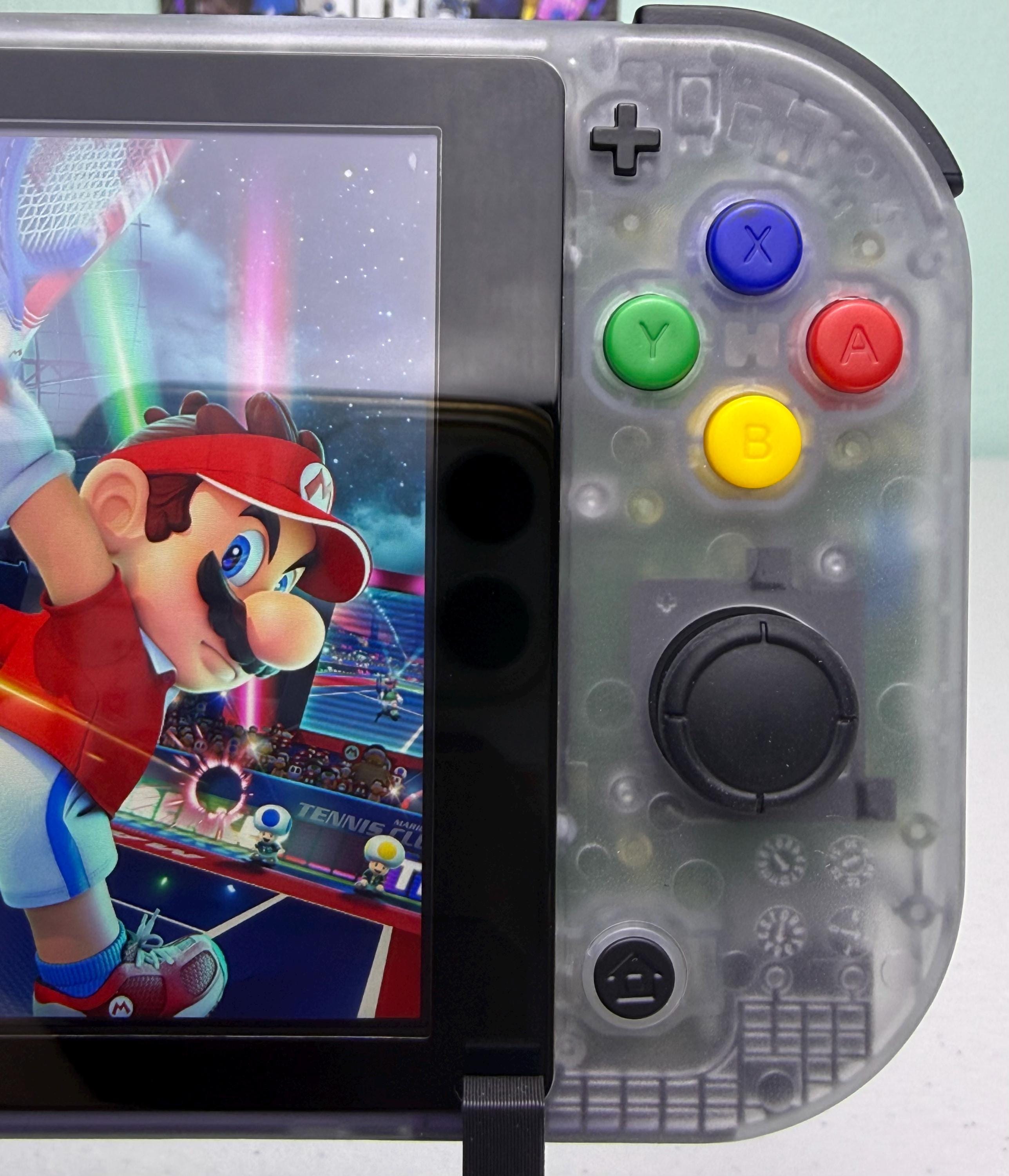 Transparent Black Clear - Colorful ABXY - Custom Switch Lite - Etsy