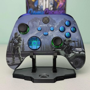 Infinite Chief - LED RGB - Mando inalámbrico personalizado para Xbox o PC