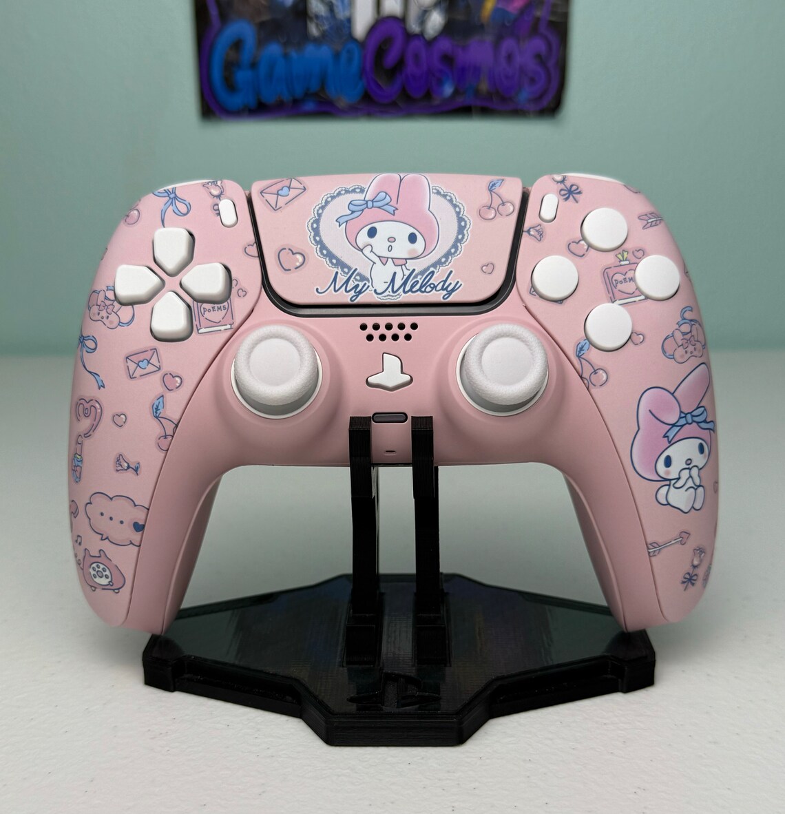 Cute Cartoon Theme - RGB LED - Sakura Pink - Custom Wireless Controller ...