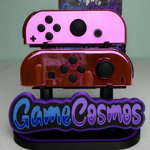 Pink Chrome - Glossy finish - Custom Joycons for the Nintend Switch