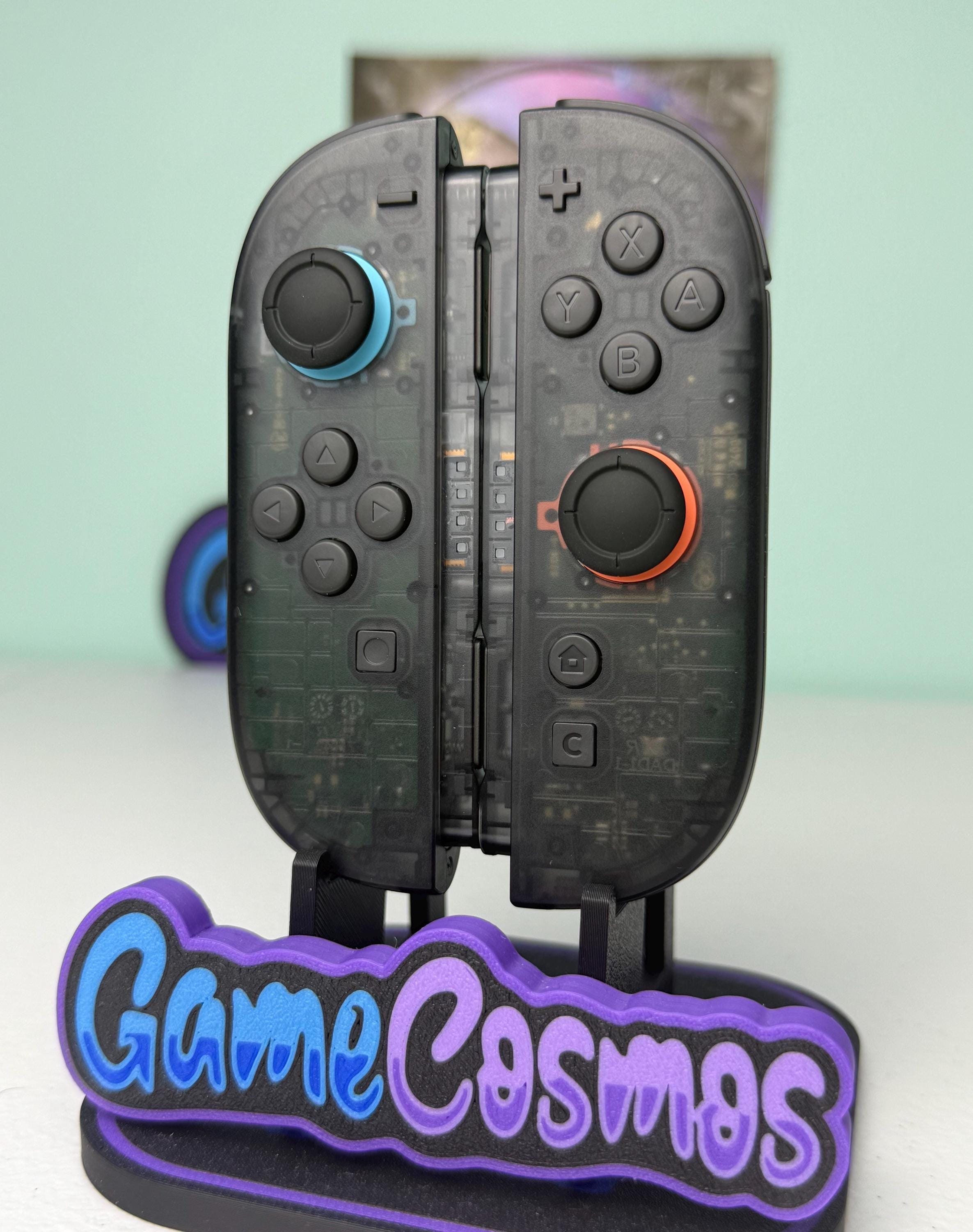 カスタムJoy-Con2 クリアブラック eXtremeRate Replacement 3D Joystick for Nintendo Switch 2 Joycon