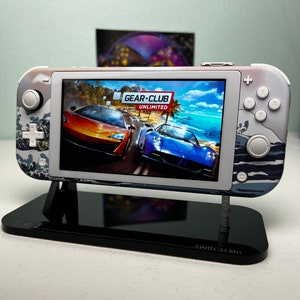 Great Wave Kanagawa Soft Touch - White Pastel Accents - Custom Switch Lite