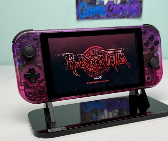 Two-tone Purple Pink - Glossy Gradient Transparent - Custom Switch