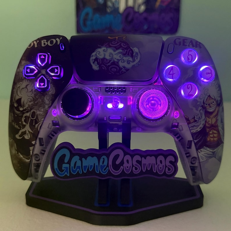 Mythical Zoan Awakening - Anime Manga - RGB LED - Custom Wireless Controller for PS5 Or PC LED Controller
