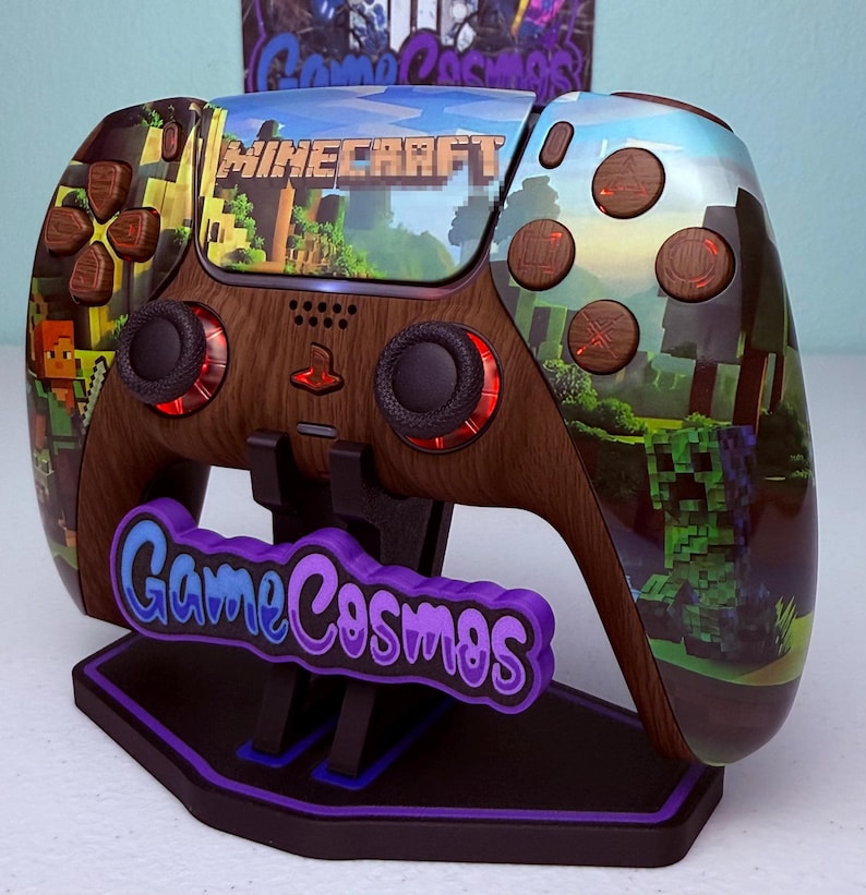 Virtual Sandbox Gaming - RGB LED - Custom Wireless Controller for PS5 Or PC image 4