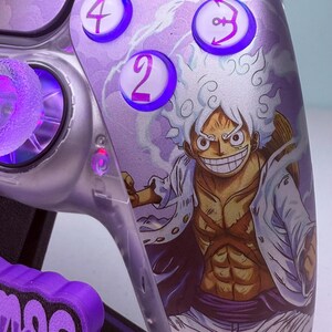 Mythical Zoan Awakening - Anime Manga - RGB LED - Custom Wireless Controller for PS5 Or PC image 4
