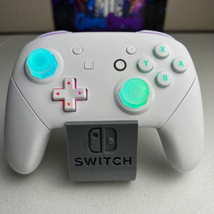 Soft Touch White - RGB LED - Custom Pro Controller for The Switch Or PC