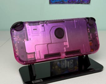 Two-tone Purple Pink - Glossy Gradient Transparent - Custom Switch