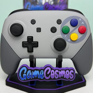 SNES EU Famicom - Färgglad ABXy - Trådlös Pro-kontroll för Switch eller PC