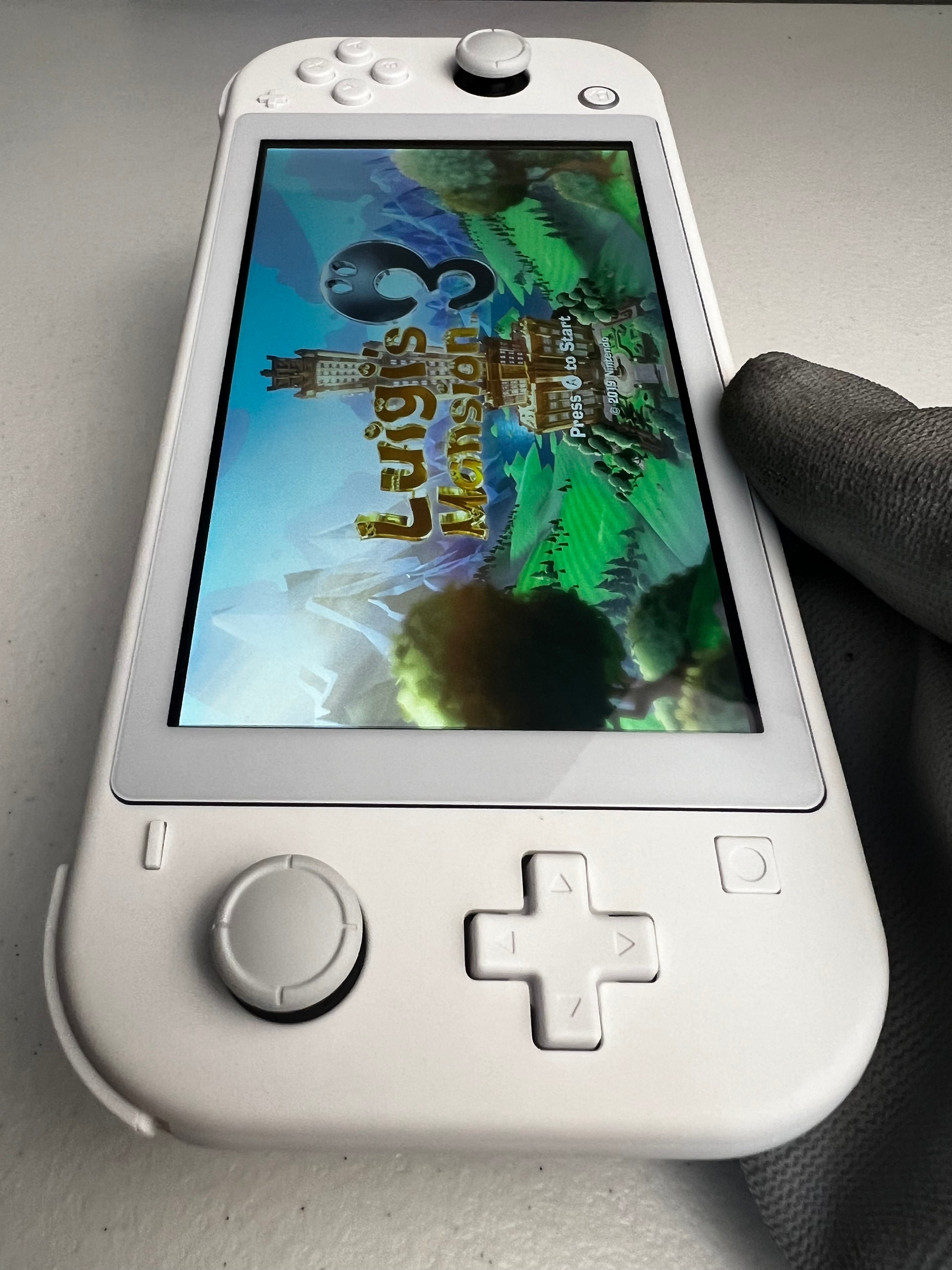 Triple White Custom Switch Lite: Soft Touch, ABXY Buttons - Etsy