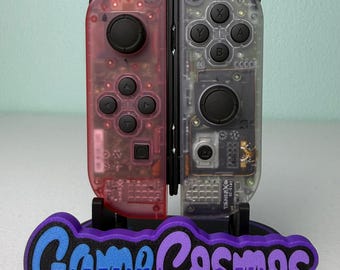 クリアピンク＆クリアブラックアクセント - Nintendo Switch用カスタム