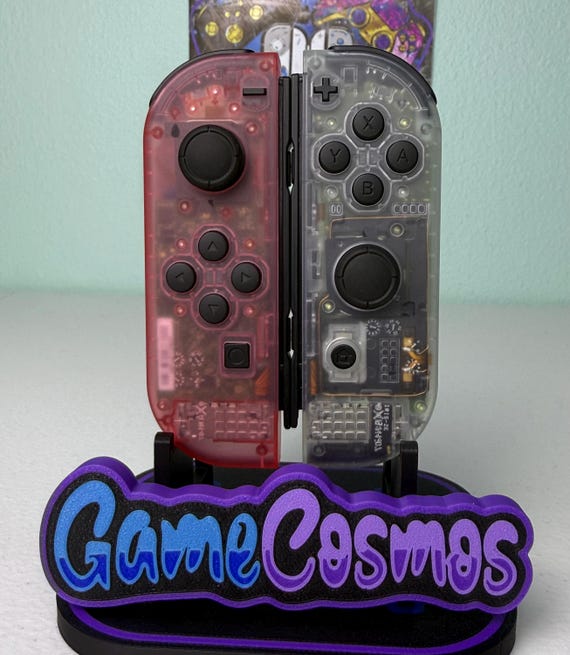 クリアピンク＆クリアブラックアクセント - Nintendo Switch用カスタム