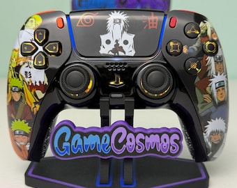 Anime Manga Ninja Sensei - LED RGB - Mando inalámbrico personalizado para PS5 o PC