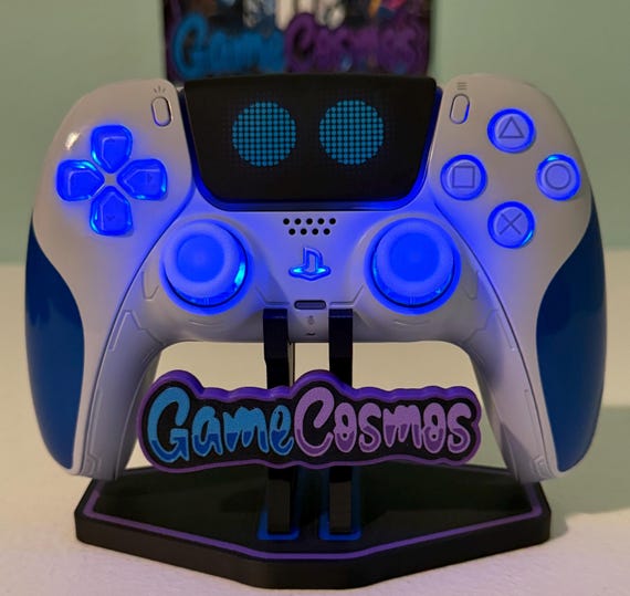 Astro Bot - RGB LED - Custom Wireless Controller for PS5 Or PC