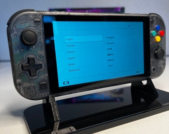 Switchライト本体　カスタム品（クリアブラック） eXtremeRate Nintendo Switch Lite用交換フルセットシェル＆ABXY