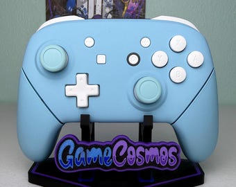 Heaven Blue - White Accents - Wireless Pro Controller for The Switch Or PC