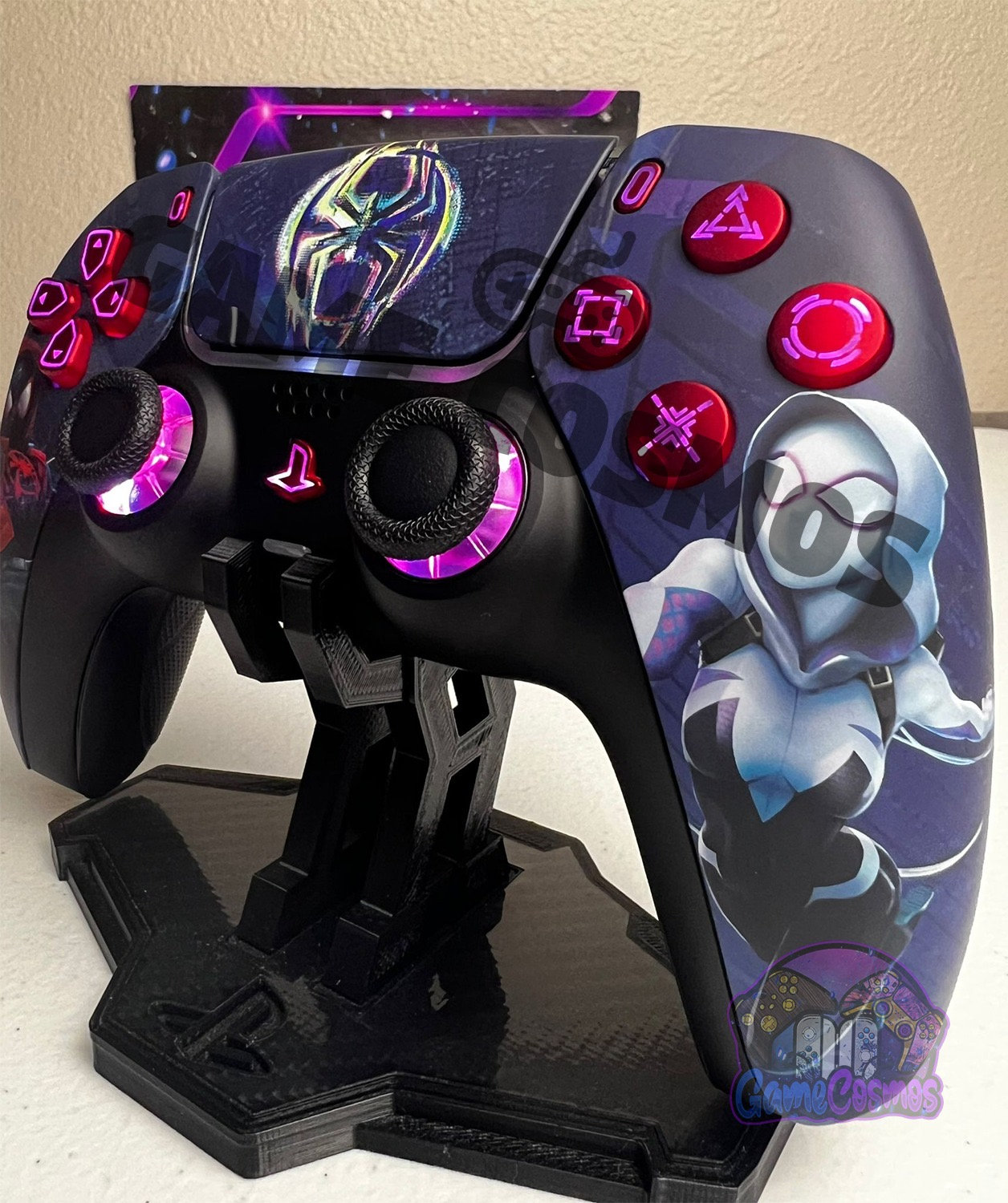 Comic Spider Super Hero Team - RGB LED - Custom Wireless Controller for ...