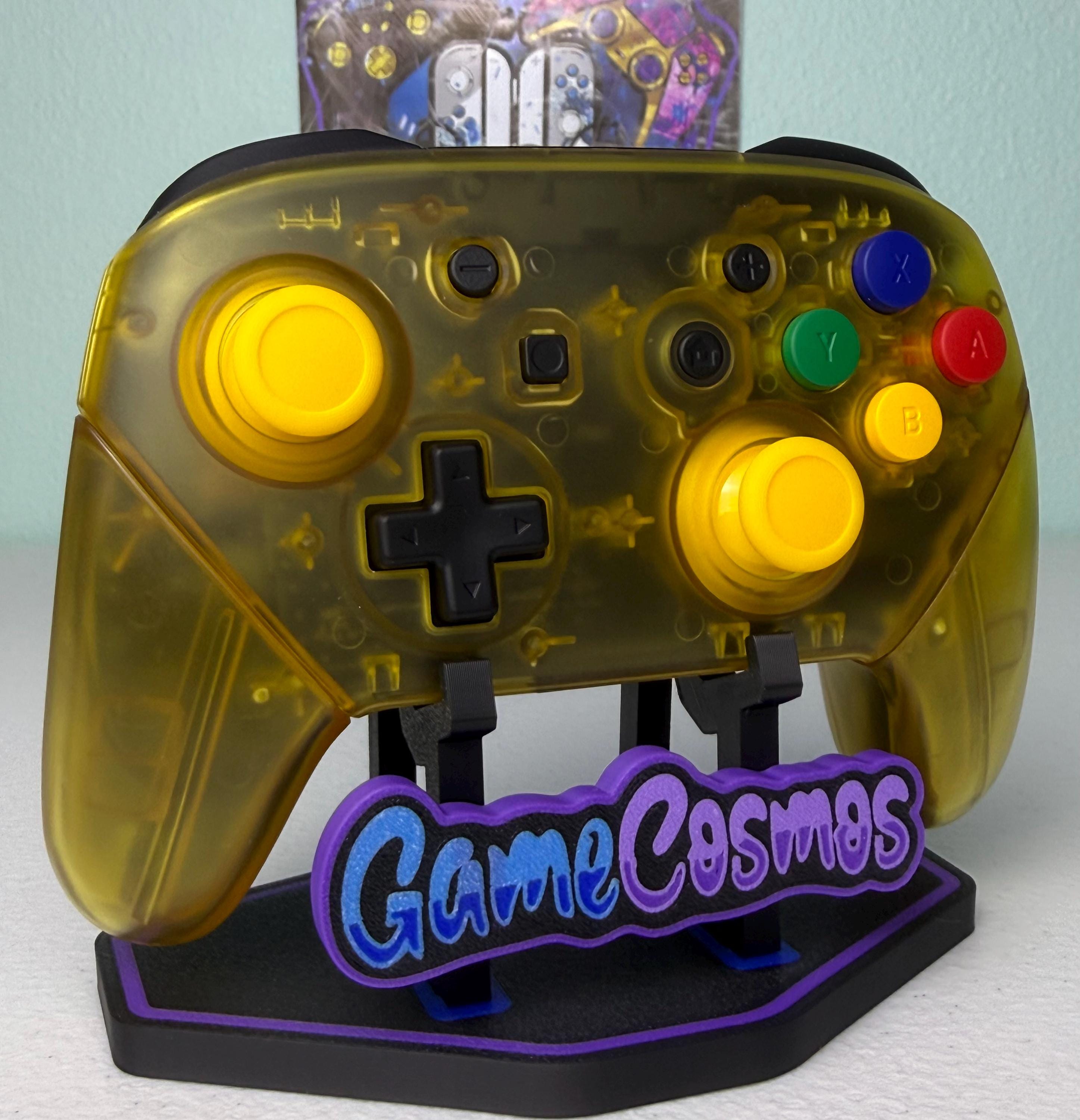 Transparent Yellow - Colorful ABXY - Wireless Pro Controller for the ...