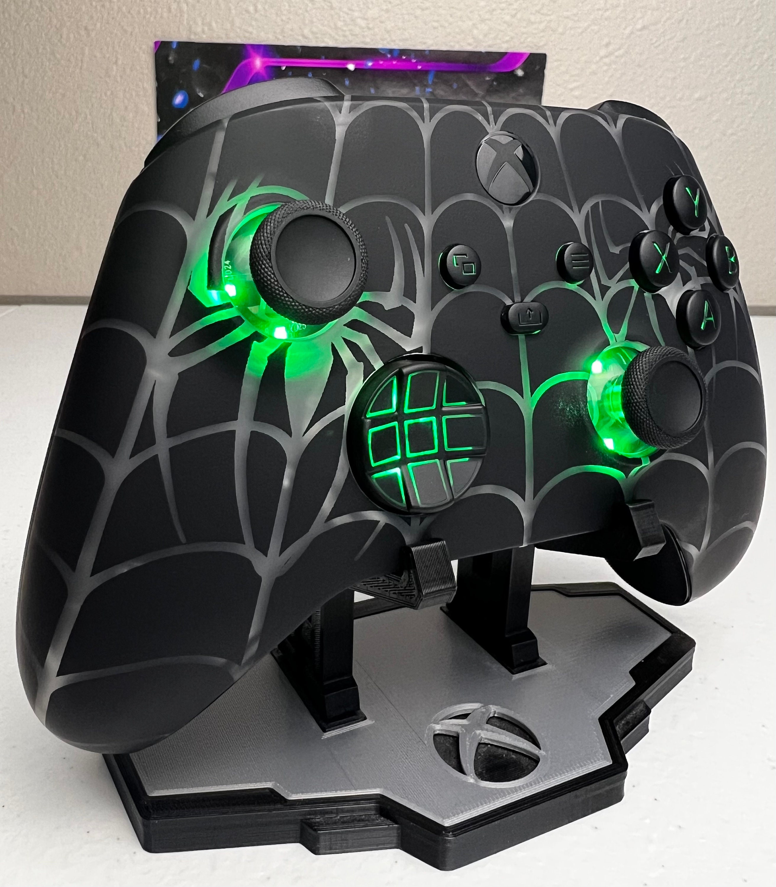 Spiderweb Theme - RGB LED - Custom Wireless Controller for Xbox or PC ...