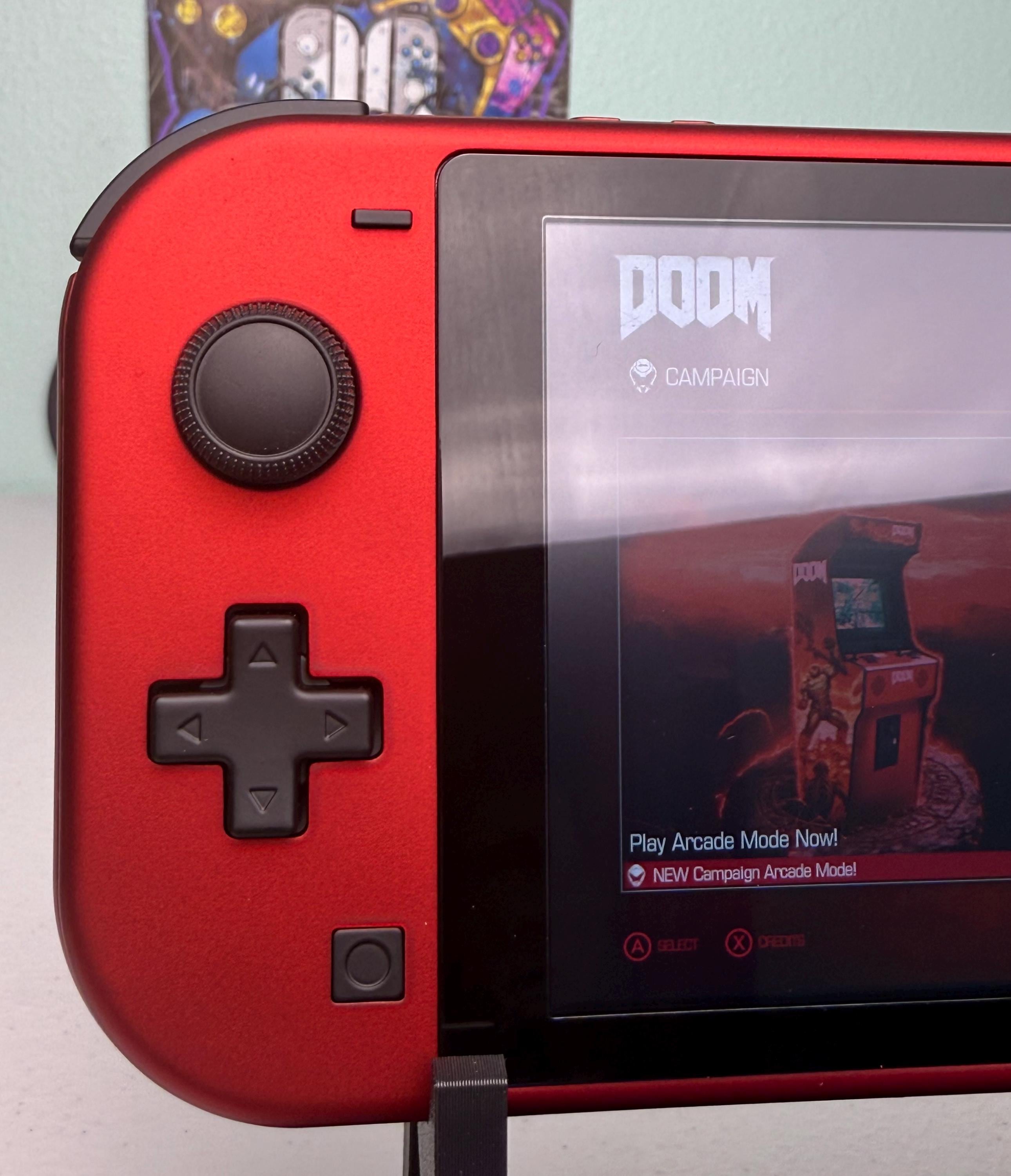 Scarlet Red Soft Touch - Black Accent - Hall Effect Nodrift