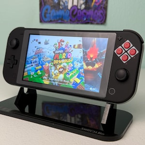 Retro NES theme - Soft Touch Black - Custom Switch Lite
