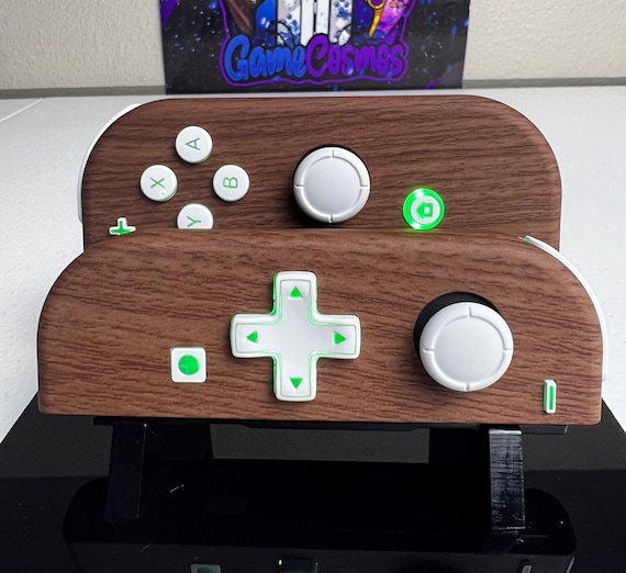ジョイコン joycon 木目 カスタム Switchジョイコン木目柄【カスタム