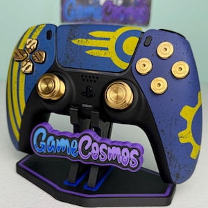 Vault Fall0ut Tec - Real Metal - Controller wireless personalizzato per PS5 o PC