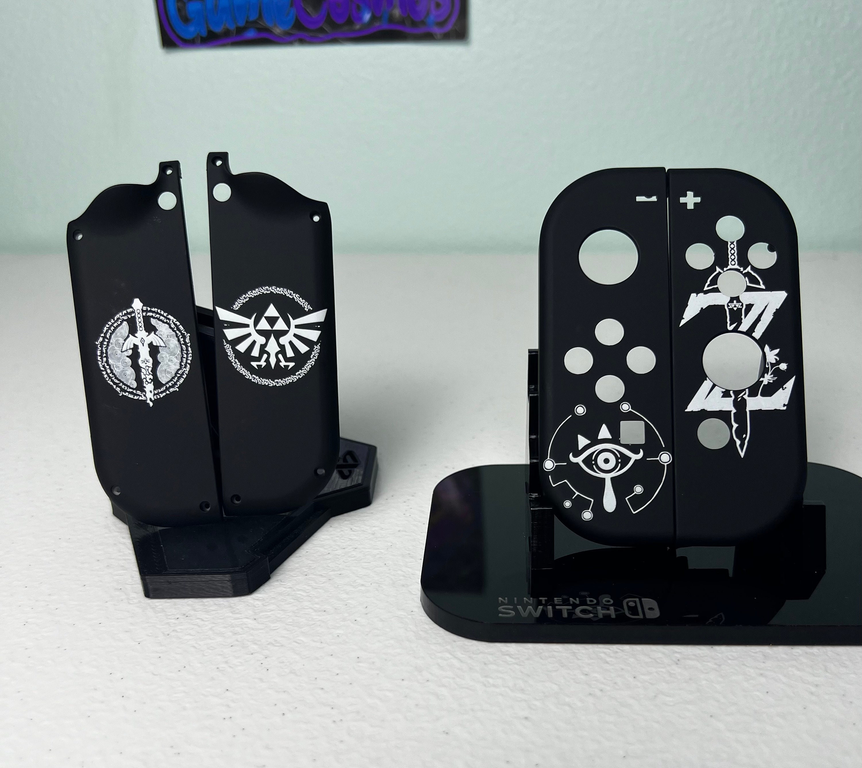 ゼルダテーマ - 暗闇で光る - RGB LED - Nintendo Switch用カスタムJoy