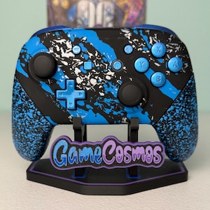 Blue camo - Chameleon Accents - Wireless Pro Controller for The Switch Or PC