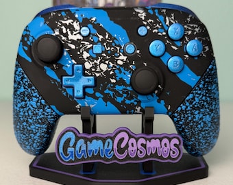Blue camo - Chameleon Accents - Wireless Pro Controller for The Switch Or PC