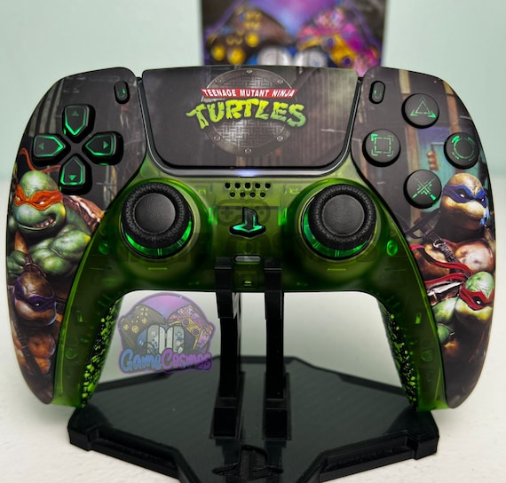 PS5★カスタム★カスタマイズ★ワイヤレス★コントローラ★ジャンク★中古★LED Turtles Hero Team - RGB LED - Custom Wireless Controller for PS5
