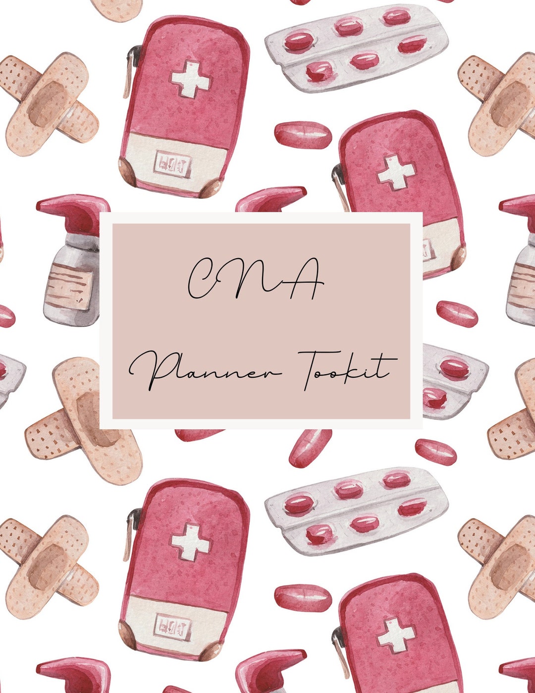 CNA Brain,certified Nurse Assistant, CNA Planner Toolkit Bundle