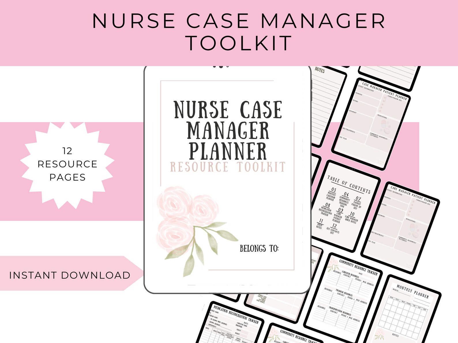 Comprehensive Nurse Case Manager Planner Toolkit: CCM Certified Case ...