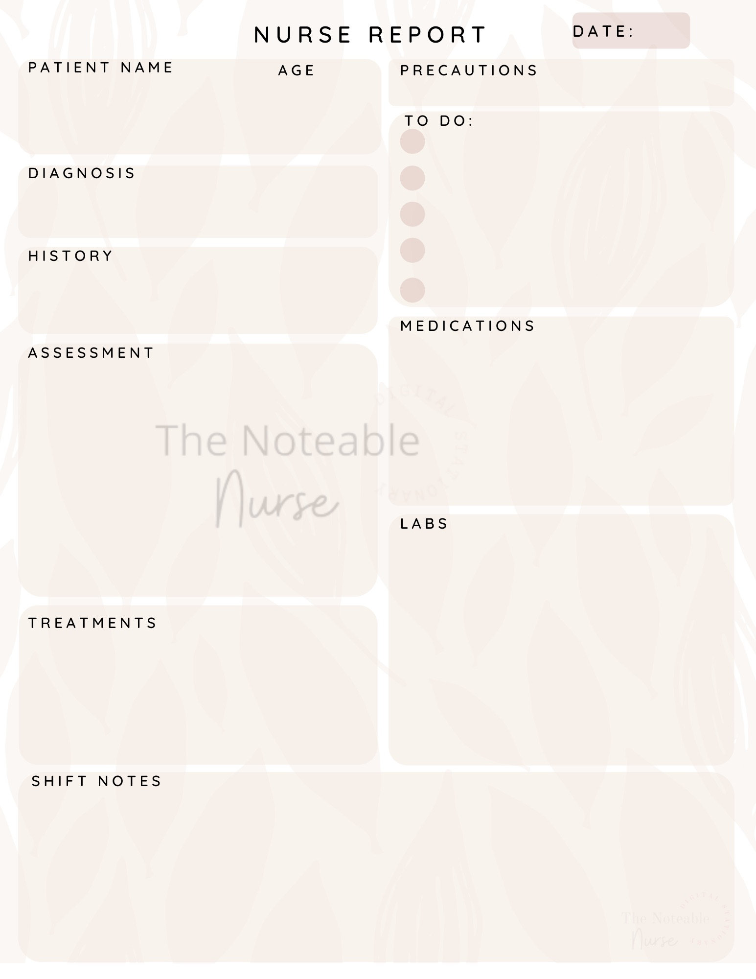Comprehensive Nurse Report Bundle of 3: Nursing Documentation & Patient ...