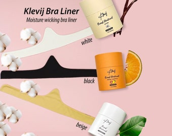 Stay Fresh on-the-go with Klevij Mini Breast Deodorant and Bra Liner Combo