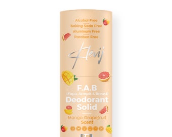 Mango Grapefruit Scented Deodorant: All Natural, Aluminum-Free (1.7 oz)