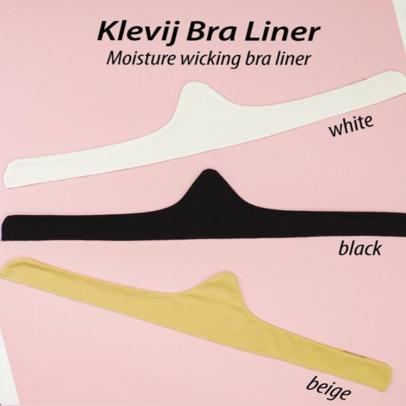 Klevij Bra Liner is Designed to Absorb Boob Sweat Breathable Sweat  Bandsweat Barrier boob Sweat Shield 3 Pack 100% Cotton 26 -  UK