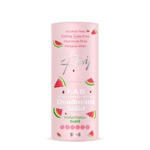 Watermelon All Natural Deodorant: Alcohol-Free Organic F.A.B. - 1.7 oz