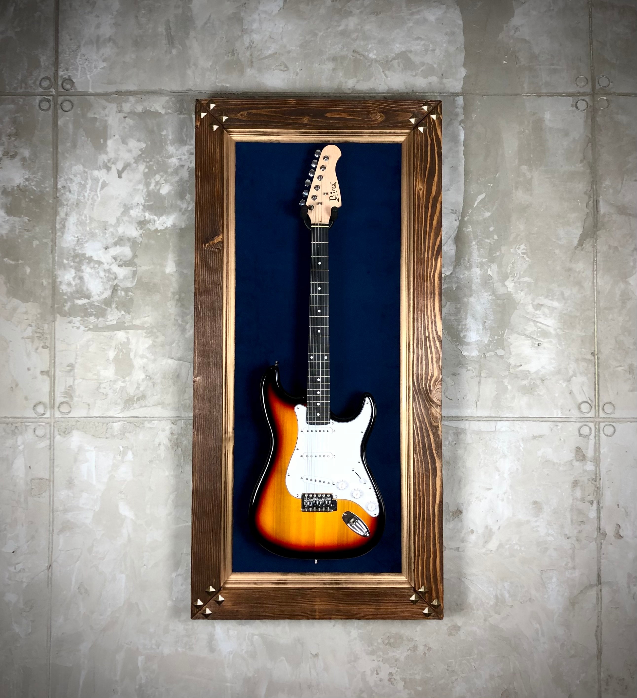 Guitar Wall Mount Display LED LIGHT Guitar Frame Wall Holder for Fender,  Gibson, PRS, Ibanez - Etsy, image size:2583x2828