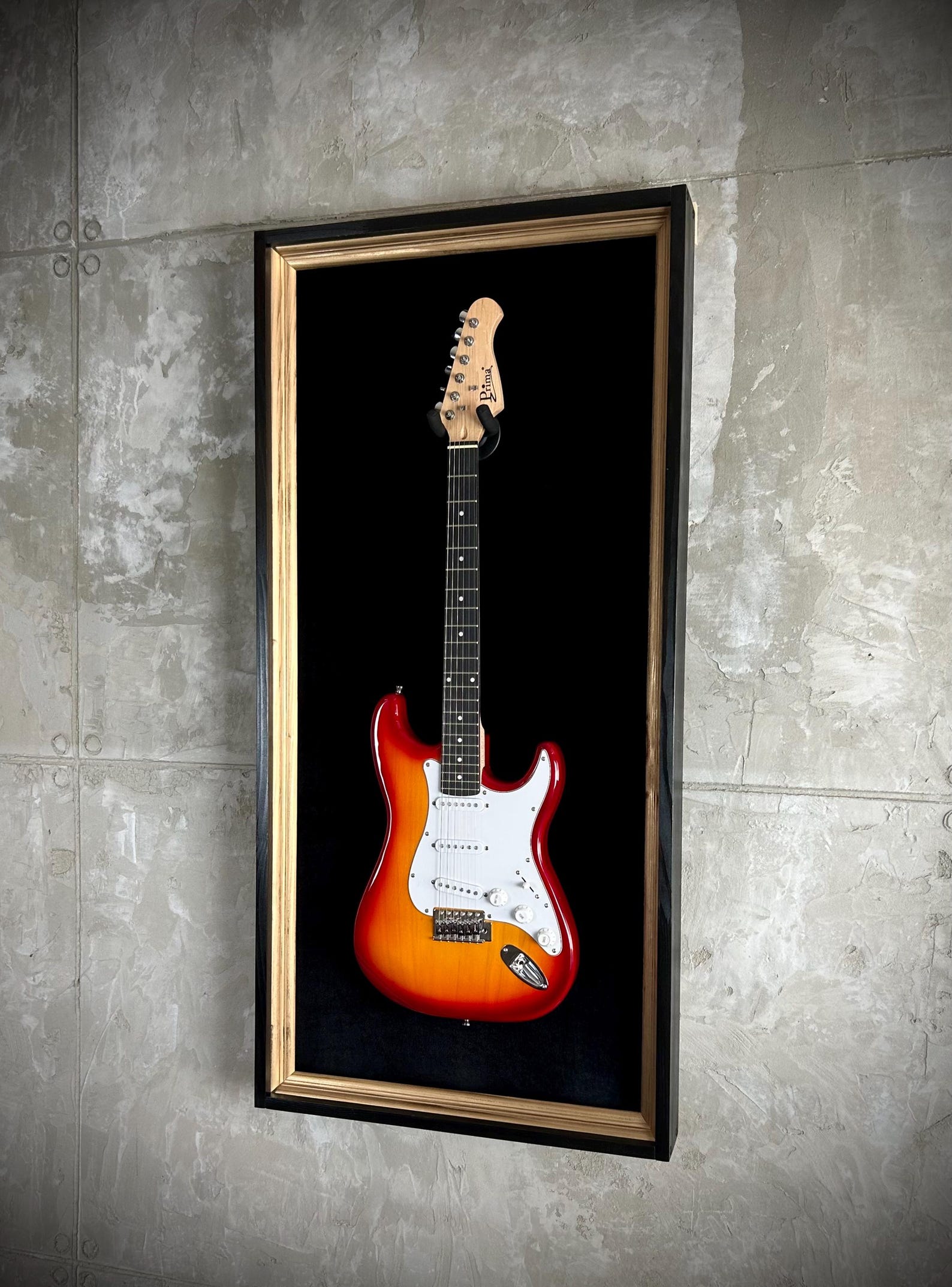 Guitar Wall Display Frame, Guitar Hanger, for Fender, Gibson, Ibanez ...