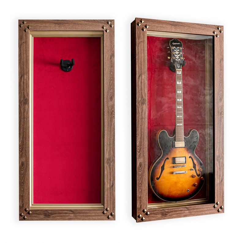 Electric Guitar Display Case Wall Rack for Fender Etsy