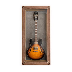 Electric guitar Showcase Cabinet for Fender, Gibson, PRS Wall Display Case