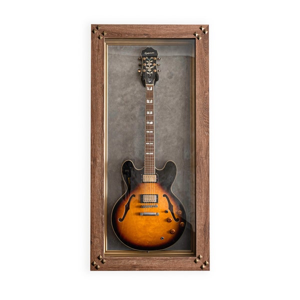 Electric guitar Showcase Cabinet for Fender, Gibson, PRS Wall Display Case