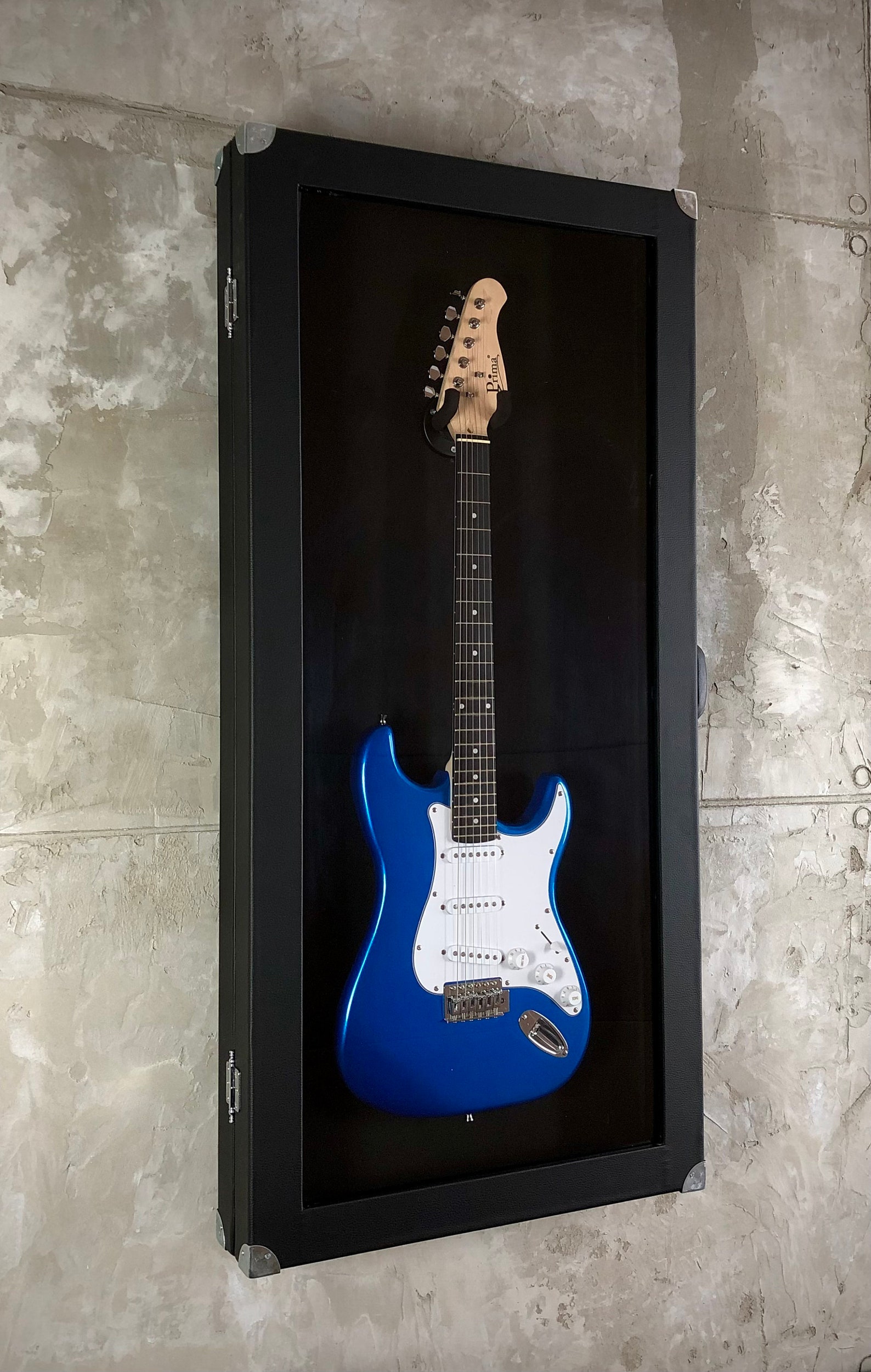 Electric Guitar Wall Display Case for Fender Gibson Prs Etsy
