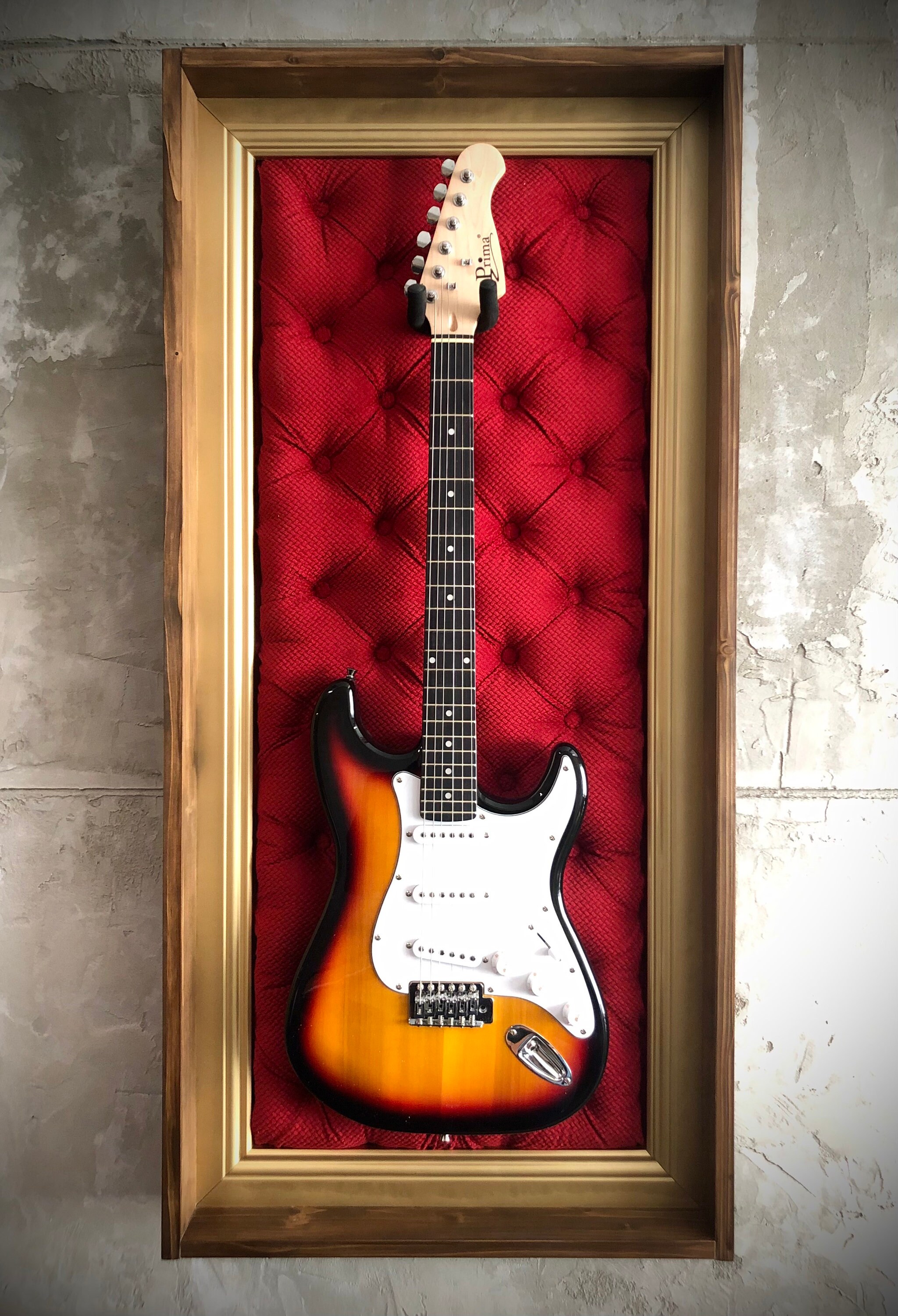 Guitar Wall Display Frame or Case Guitar Hanger Etsy